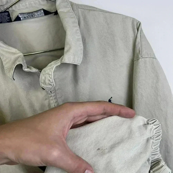 Polo Ralph Lauren Men's Light Beige Windbreaker Jacket - Picture 3 of 6